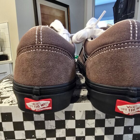 VANS SKATE OLD SKOOL BROWN men's sneakers VN0A5FCBTUP Size 11 Shoes NEW - Picture 7 of 10